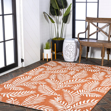 Nevis Palm Frond Indoor/outdoor Area Rug